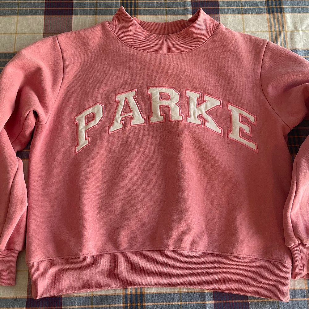 PARKE Valentine’s Day Varsity Mock-neck S/M